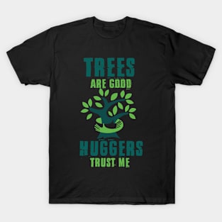 Tree Hugger Vintage Retro Nature Environmental Earth Day T-Shirt